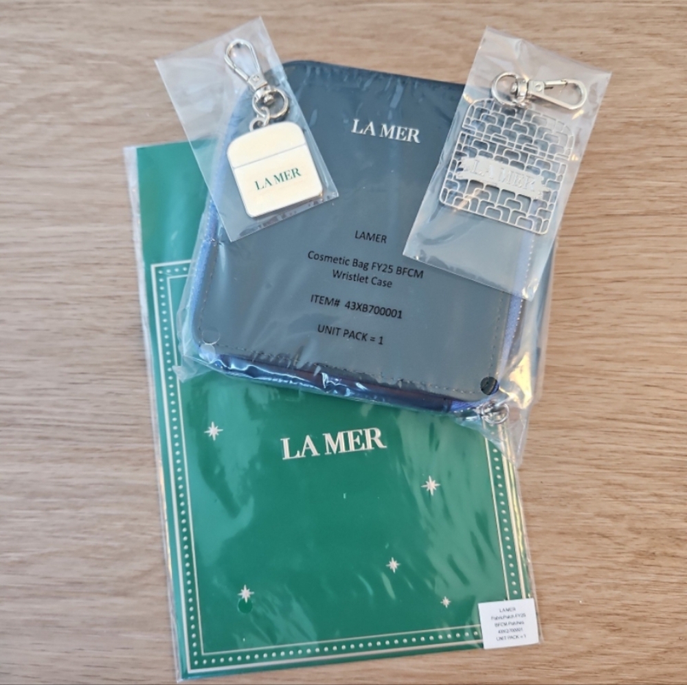 BN La Mer Cosmetic Bag + Applique Patches + Ornaments